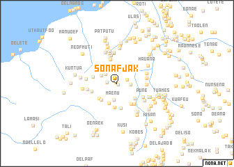 map of Sonafjak