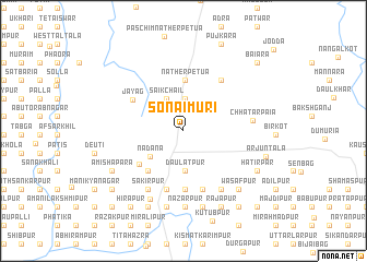 map of Sonāimuri