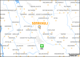 map of Sonākhuli