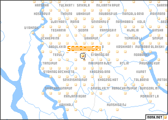 map of Sonāmugri