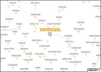 map of Sŏnang-gol