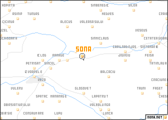 map of Şona