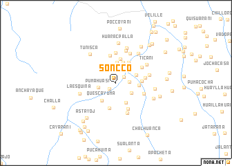 map of Soncco