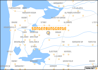 map of Sønder Bundgårde