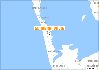 map of Sønder Havrvig