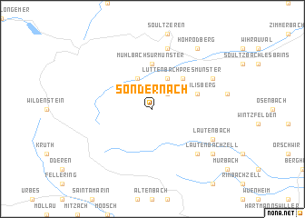 map of Sondernach