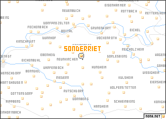 map of Sonderriet