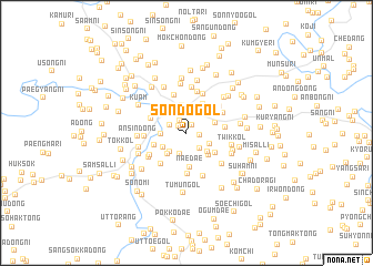 map of Sŏndo-gol