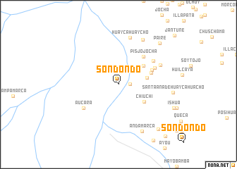 map of Sondondo