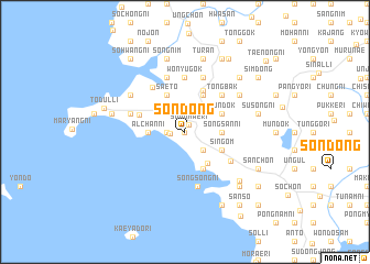 map of Sŏndong