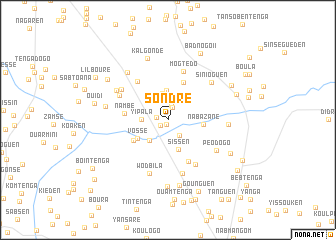 map of Sondré