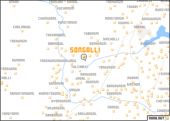 map of Sŏngal-li