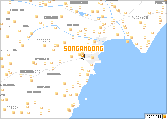 map of Songam-dong