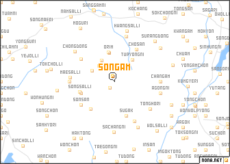 map of Sŏngam