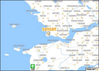 map of Sŏngan