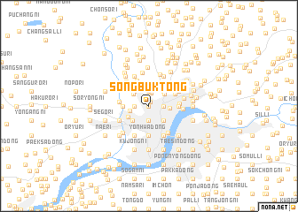 map of Sŏngbuk-tong