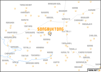 map of Sŏngbuk-tong