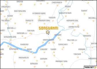 map of Songdam-ni