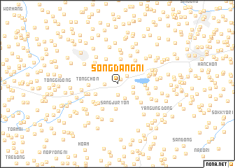 map of Sŏngdang-ni