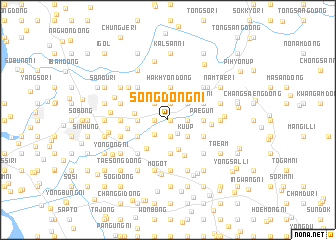 map of Sŏngdong-ni