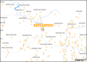 map of Sŏngdong-ni