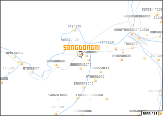 map of Sŏngdong-ni