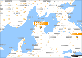 map of Sŏngdu-ri