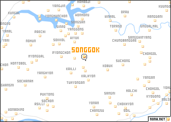 map of Sŏnggok