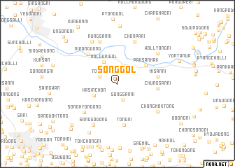 map of Sŏng-gol