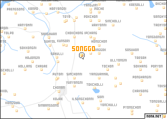 map of Sŏnggŏ
