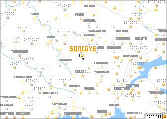 map of Songgye