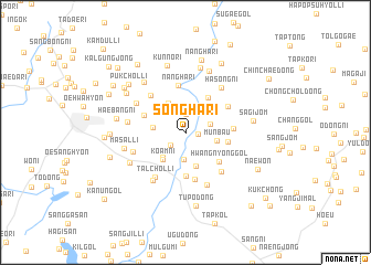 map of Songha-ri