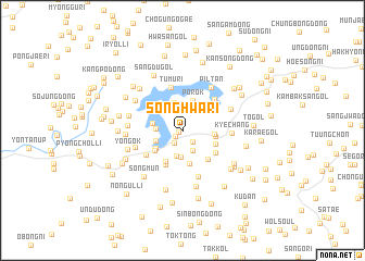 map of Songhwa-ri