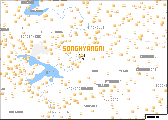 map of Songhyang-ni