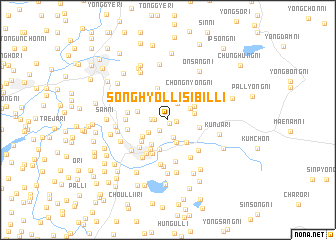 map of Songhyŏllisibil-li
