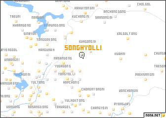 map of Songhyŏl-li