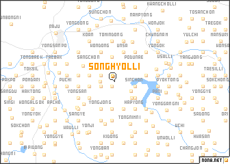 map of Songhyŏl-li