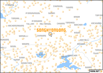 map of Songhyŏn-dong