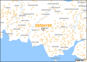 map of Songhyŏn