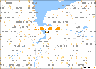 map of Sŏngjijŏng-ni