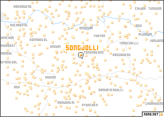 map of Songjŏl-li