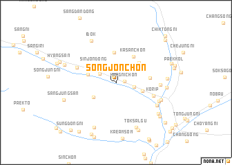 map of Songjŏn-ch\
