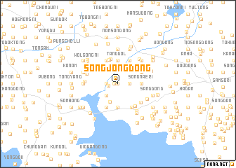 map of Songjŏng-dong