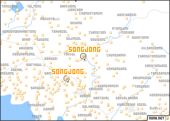 map of Songjŏng