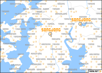 map of Songjŏng