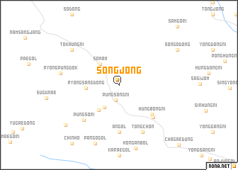 map of Songjŏng