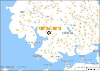 map of Songjung-ni