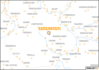 map of Sŏngmang-ni