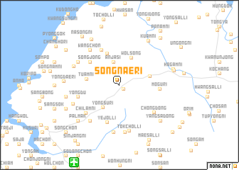 map of Sŏngnae-ri