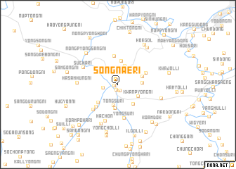 map of Sŏngnae-ri